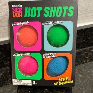 Teenie Nee Doh Hot Shots Squishy Balls new in box found in NYC